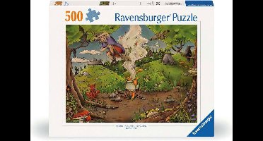 Ravensburger puzzel Bij de bosheks - Legpuzzel - 500 stukjes