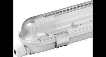 HOFTRONIC - 6x LED TL Armatuur 120cm - IP65 waterdicht - T8 G13 fitting - Koppelbaar - 18W 1980lm - Vervangt 36 Watt - LED TL lamp