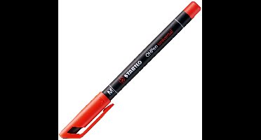 Viltstift STABILO OHpen permanent 843/40 rond 1mm rood - 10 stuks