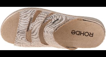 Rohde 5221 - Dames slippers - Kleur: Wit/beige - Maat: 41