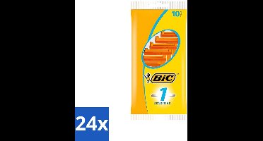 Bic - Scheermesjes - Sensitive - Enkel Mesje - Wegwerpmesjes - 10 Scheermesjes - Voordeelverpakking - 24 stuks