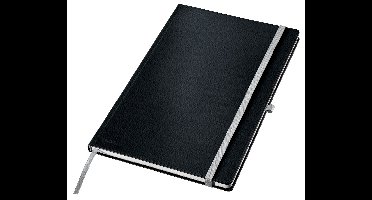 Leitz Style Notitieboek A4 Geruit - met Hardcover - 100 Grams Papier - Satijn Zwart