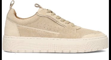 PS Poelman IVAR Heren Sneakers - Beige Met Combinatie