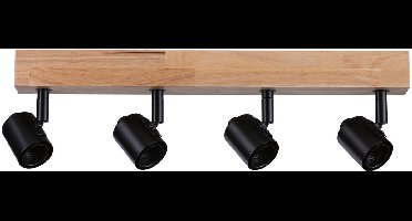 LED Spotlight Arvid E27 230V max. 4x20W dimbaar Zwart