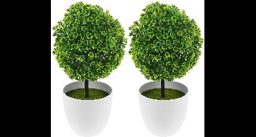 TheLau ® Decoratieve Kunstplanten Buxusballen voor Binnen en Buiten Gebruik