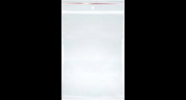 OFFICE products gripsealzakje, transparant, pak van 100 stuks, 80 x 120 mm 10 stuks