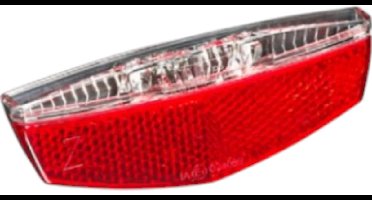 Falkx LED achterlicht - E-bike 6V - Naafdynamo compatibel - Montage 50-80mm - Verhoogde zichtbaarheid