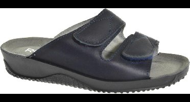 Rohde Dames Slipper Klittenbandsluiting - Blauw - 41