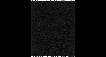 SURYA - SOSO Effen Zwart Zacht Hoogpolig Shaggy Tapijt