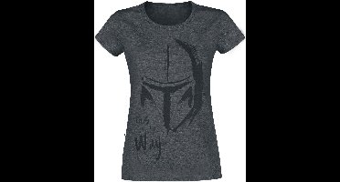Star Wars The Mandalorian - This Is The Way Dames T-shirt - grijs - XL
