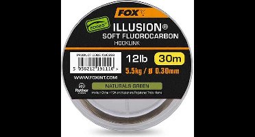 Fox Illusion Soft Fluorocarbon - Natural Green (30m) - Maat : 12lb - 5.5kg - 0.30mm