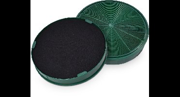 Scanpart Long Life actief koolstoffilter - Geschikt voor Miele DKF14-1 - 6532971 - Ø 201 mm - H 30 mm - 2 stuks - Alternatief