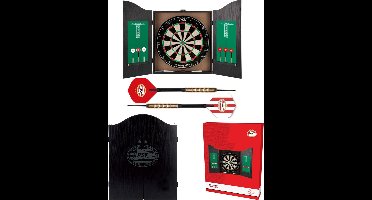 PSV Dartkabinet - Home Darts Centre - Dartbord met 6 dartpijlen - Dart Flights - Dart Shafts - Darts - Cadeau