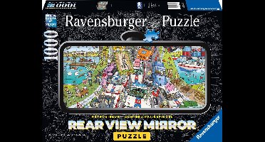 Ravensburger Rear view mirror Puzzle Politie achtervolging - Legpuzzel - 1000 stukjes