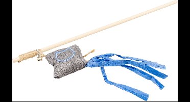 Duvo+ ECO Navy Speelhengel Vlieger Catnip - Kattenkruid - Kattenspeelgoed - 20x6x40cm