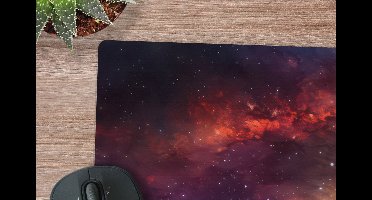 Muismat XXL 120x80 cm - Bureau onderlegger - Bureau mat Sterrenhemel - Ruimte - Melkweg - Neon - Bureaumat - Gaming mousepad xl - Bureaulegger groot - Computer deskmat - Geschikt voor Gaming Muis en Gaming PC set-up