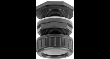 Druk PVC doorvoer met klemring - 63mm x 2-1/2