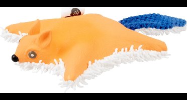 Duvoplus - Speelgoed Voor Dieren - Hond - Pluche & Latex Vliegende Eekhoorn 31x17x5cm Oranje/blauw - 1st