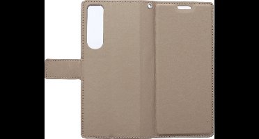 LuxeBass Telefoon Wallet Bookcase voor Sony Xperia 5 III ? Portemonnee telefoonhoesje voor Bankpassen ? Hoesje voor Sony Xperia 5 III ? Kunstleer ? Siliconen Houder ? Magnetische sluiten- Groen - bookcase - boekhoesje - book case - boek hoesje