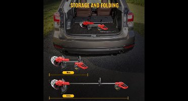 Accu Grastrimmer - Grasmaaier - Bosmaaier - Grastrimmer - Draadloze Strimmer - Telescopische - Opvouwbaar - Verstelbaar - met Wielen - Maaiaccessoires - 2x Batterij - 1000W - 8500 RPM - 24V - 4000mAh - Rood