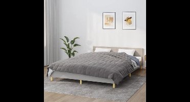 Gewichtsdeken – Verzwaringsdeken – Zwaartedeken – Verzwaarde Deken – Therapiedeken – 220x235 cm – 15 kg – Soft Ademend Polyester – Gequilte Vakverdeling