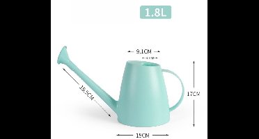 1,8 Liter Gieter, Voor Kamerplanten En Tuinplanten, Gieter Met Lange Tuit, Precisiegieter Voor Kleine Tuinen, Tuingereedschap - Blauw