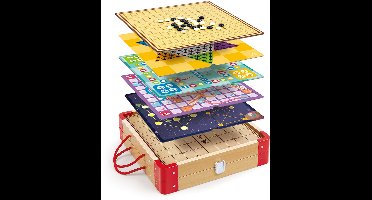 Hape klassieke spellen collectie 22-in-1 gezelschapsspellen set.