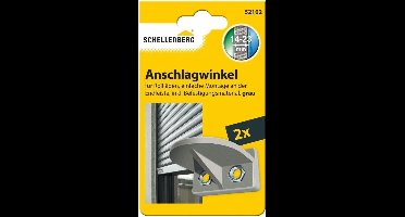 Schellenberg 52102 Stopbeugel voor rolluiken, eindplug voor stabiele rolluiken