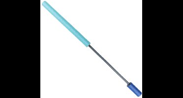 Eddy Toys Waterpistool van foam 54 cm - 5x - waterspuiten klein model - spuit 10 meter ver - blauw - water speelgoed