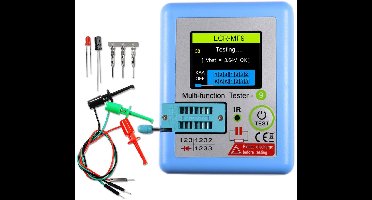 Component Tester - Elektronica Meter - Elektronica Onderhoud - TFT Kleurendisplay - 90x60x27 mm - Blauw