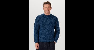 Dstrezzed Quint Mock Neck Truien & Vesten Heren - Sweater - Hoodie - Vest- Blauw - Maat S