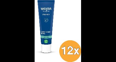 WELEDA - Hydraterende crème - Men - 30 ml - Voordeelverpakking - 12 stuks - Biologische verzorging - Natuurlijke ingrediënten