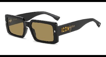 Dsquared2 ICON 0029/S Black yellow 55/19/145 MAN Zonnebrillen