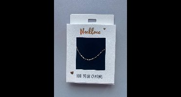 Depesche ketting goud voor kinderen - speelgoed sieraad 47 cm.