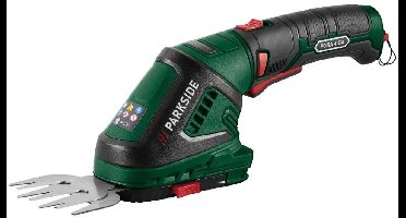 PARKSIDE® Accu-gras-/struikschaar - Accu: 4 V, 2,0 Ah - 2-in-1: voor perfecte gazonranden en getrimde struiken