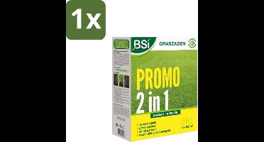 1 x BSI – Graszaad – Promo 2-in-1 – Herstel & Snelkiemend Gazon – 3 kg - Gazon Aanleggen - Gazon Herstellen - Graszaad Promo 2 In 1 - Graszaad Kopen - Dichte Grasmat