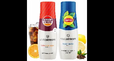 Sodastream Shwip Shwap + Ice Tea Lemon - Frisdranksiroop - Cola en Sinaasappel - Citroenijstee