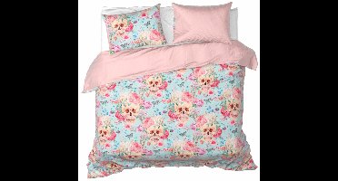 De Witte Lietaer Dekbedovertrek Mexicana Blush - 200 x 200/220 + 2x 60 x 70 cm - Katoen Satijn