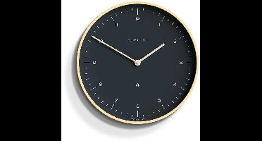 Newgate Mr Clarke Wandklok in Light Plywood - Oil Grey