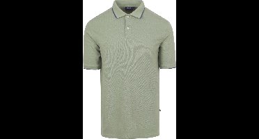 Suitable Respect Polo Tip Ferry Groen - Maat L - Heren - Polo shirt Heren met Korte mouw