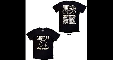 Nirvana - Tour '91 Heren Tshirt - 2XL - Zwart