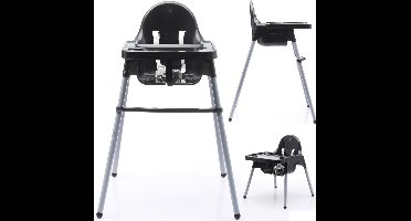 Core® Peuterstoel - Kinderstoel - Peuter Stoel - met ligfunctie - Zwart - 92cm x 46cm x 46cm