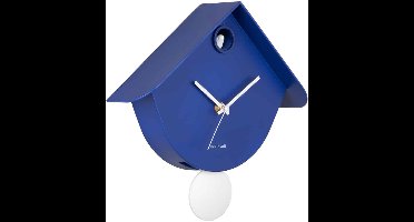 Karlsson Wandklok Cool Retro - Kobaltblauw - 7.5x25.5x25.8cm - Wandklok Modern