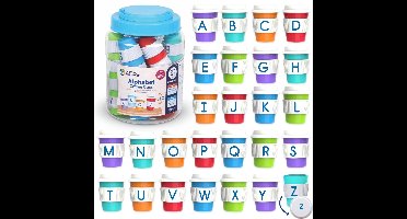 Learning Resources Alfabet koffiecups - mini meeneem bekers - Hoofdletters & kleine letters - 3+