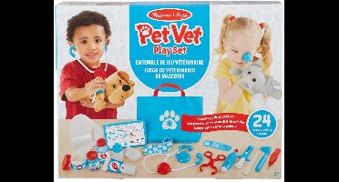 Melissa & Doug - Dierenarts speelset - 24-delig - Inclulsief opbergtas