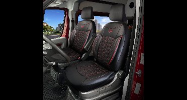 Stoelhoezen Renault Kangoo – 2004 tot 2008 – Verona rood