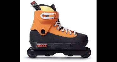 Roces - 5th Element Savosin Fire Stunt Skates - Volwassenen - Zwart - Oranje - 44