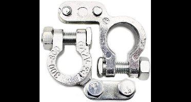 Geschikt voor Alle modellen 2-pack auto-accu-aansluitblokken autokabelconnectoren vervangende draadklemmen auto-onderdelen