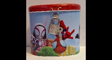 Spaarpot met slot voor kinderen - Marvel Spidey Spider-Man - 9.8 x 6.3 x 8.7 cm