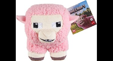 Mattel A Minecraft Movie Knuffel Figure Pink Sheep 20 cm Knuffeles